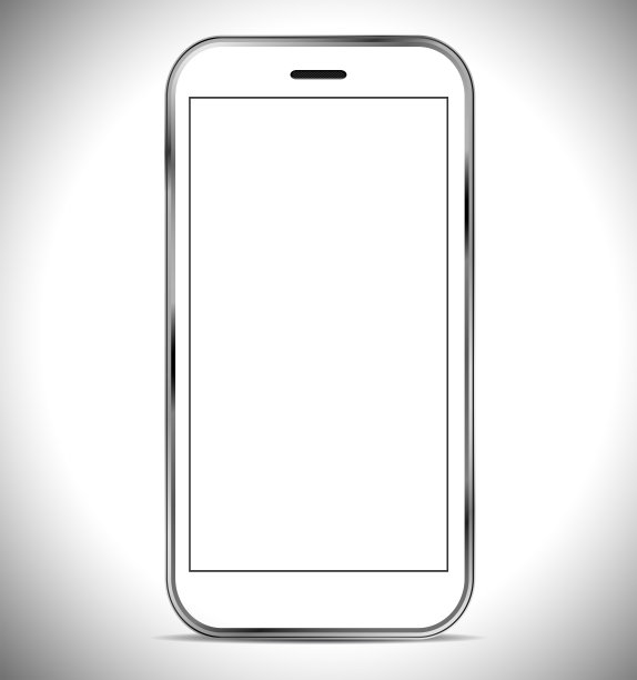 白色的智能手机图片下载