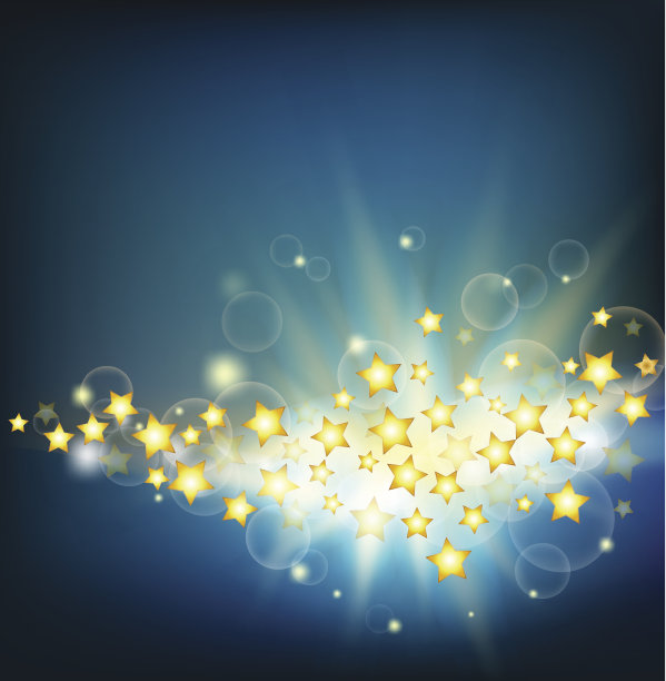 抽象背景与星星eps10图片下载