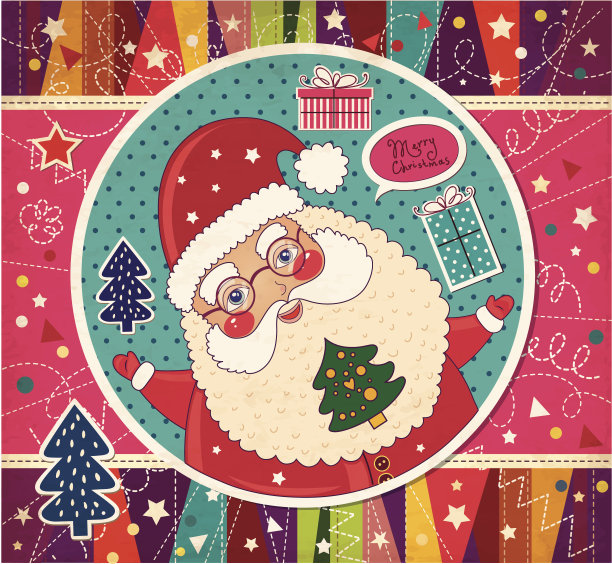 有趣的圣诞老人图片下载