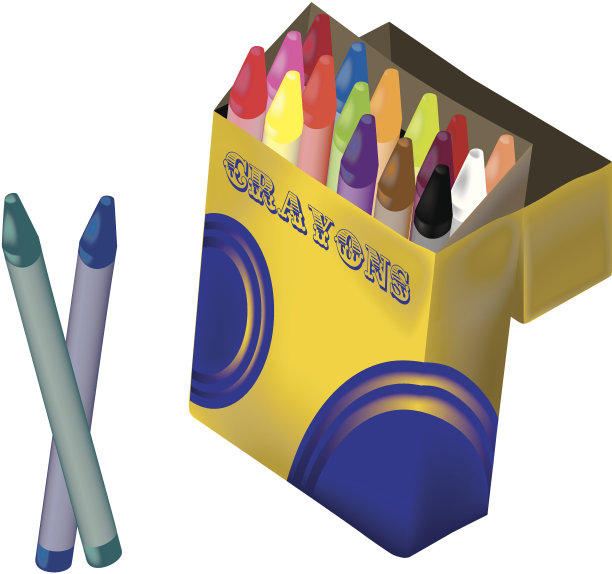 盒蜡笔图片下载
