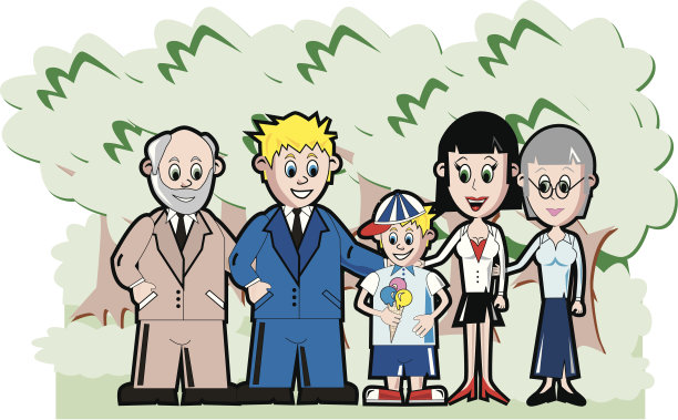 幸福的家庭图片下载