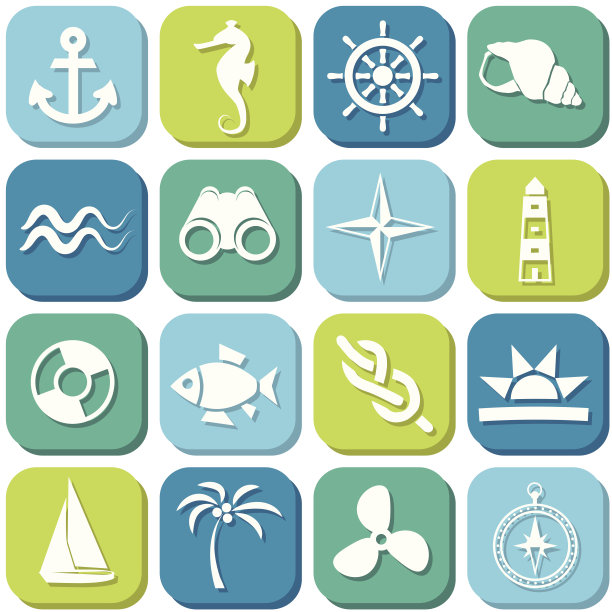 方形海事处标志图片下载