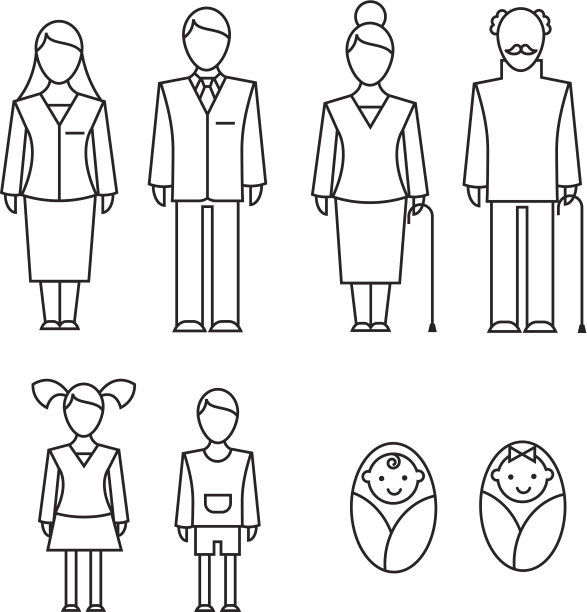 家庭的图标素材图片