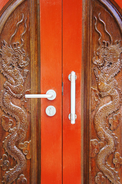 木雕门图片下载