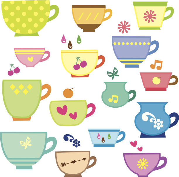 简单的杯子数码剪辑艺术图片下载