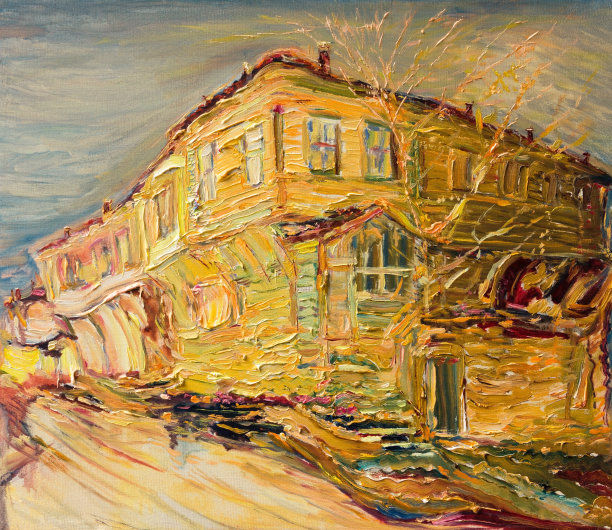 保加利亚的金色老房子图片下载