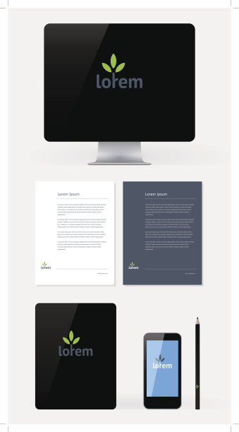 文具，品牌模型模板图片下载