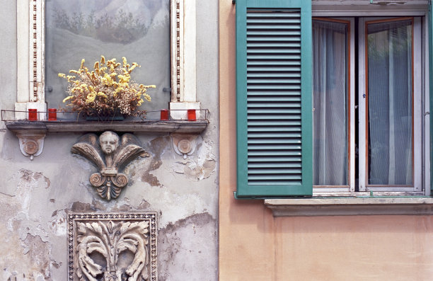 意大利的窗户和传统图标图片下载
