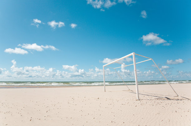 沙滩足球门图片下载