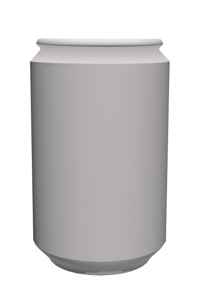 3D Can on isolate。图片下载