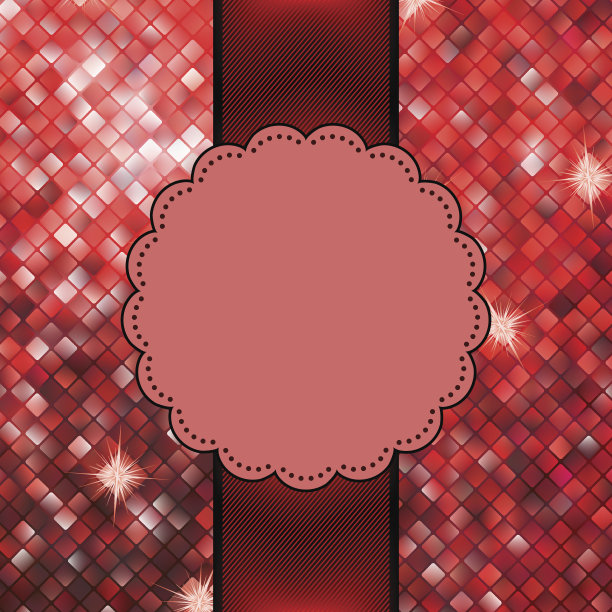 红色的闪光使雪花闪闪发光。每股收益10图片下载