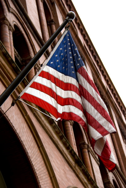 美国国旗杆子图片下载