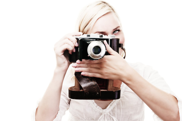 女摄影师图片下载