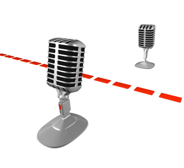 两个麦克风图片下载