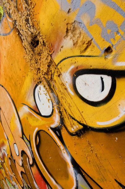 涂鸦墙背景图片下载