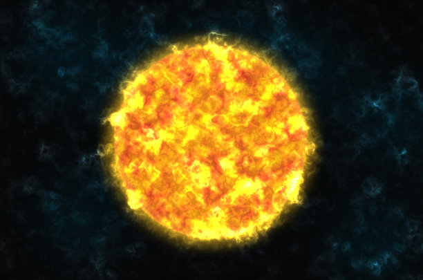 在太空中的太阳行星图片下载