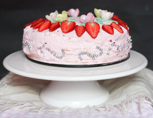 草莓蛋糕图片下载