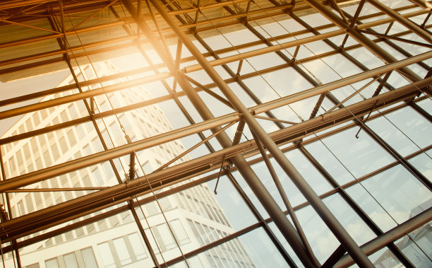 钢铁和玻璃建筑图片下载