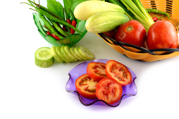 西红柿和蔬菜。图片下载