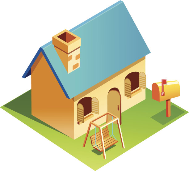 矢量图标的房子图片下载