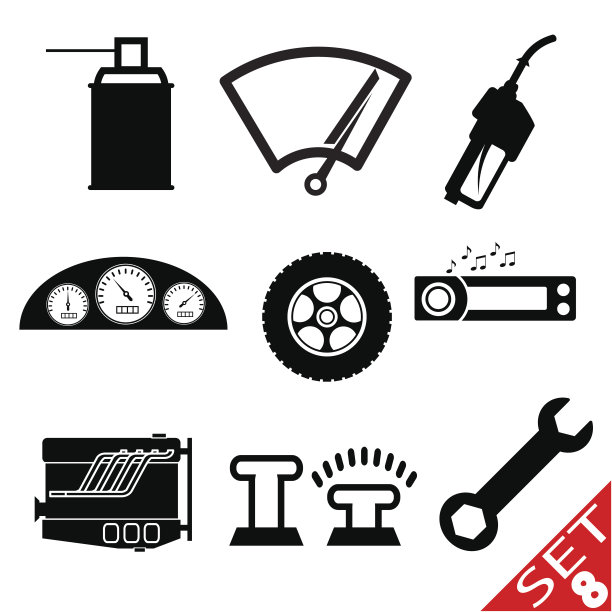 汽车零件图标设置8图片下载