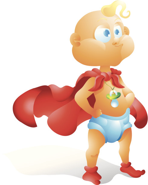 超级英雄宝宝隔离图片下载