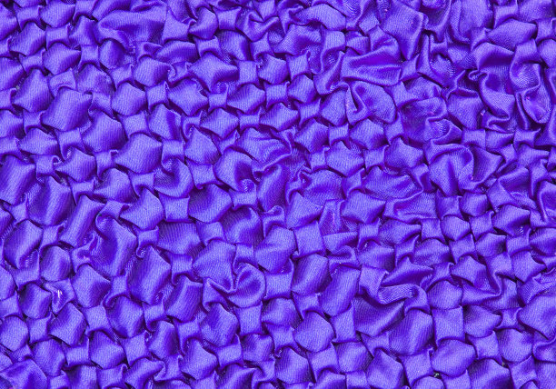 皱巴巴的蓝色丝织物纹理图片下载