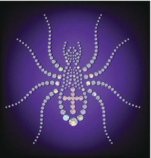 钻石的蜘蛛图片下载