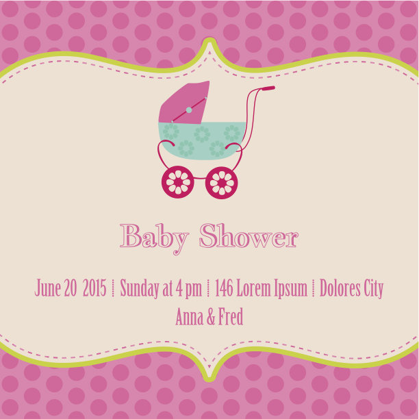 女婴送礼会和入境卡图片下载