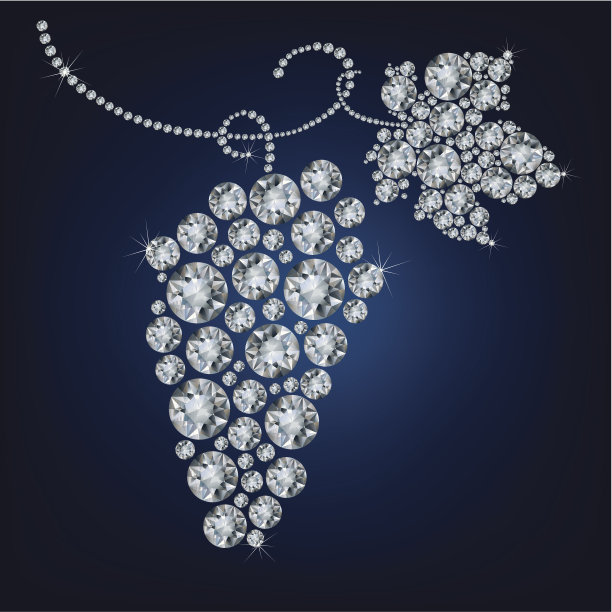 野葡萄构成了很多钻石图片下载