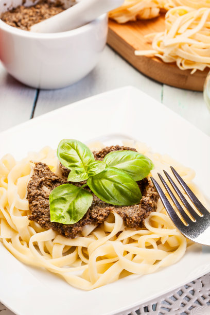 蒜蓉意大利面图片下载