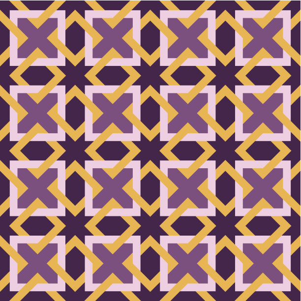 几何正方形无缝图案。图片下载