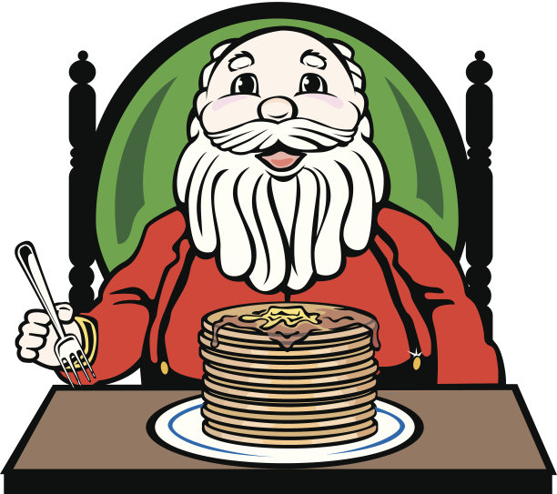 圣诞老人煎饼C图片下载
