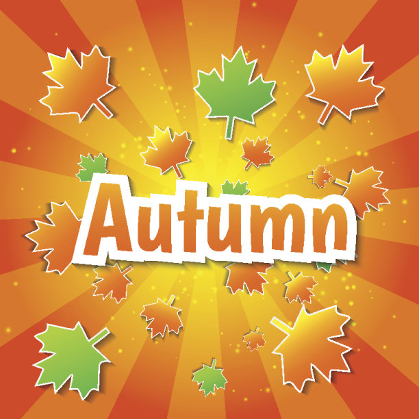 向量秋天背景图片下载