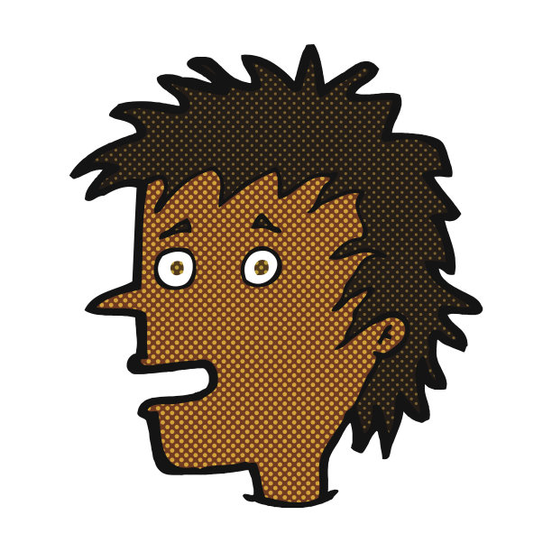 漫画卡通兴奋的男孩图片下载