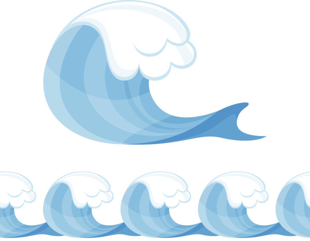 解吸波元素和无缝边框。图片下载