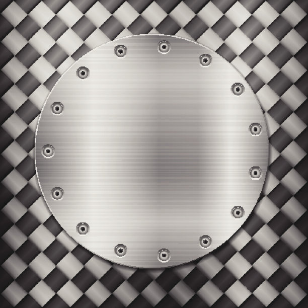 碳素背景和圆板图片下载