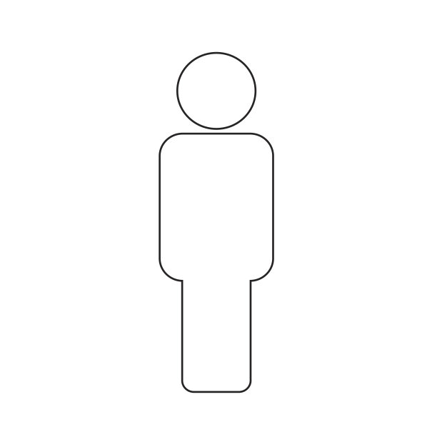人物标志图标矢量图图片下载