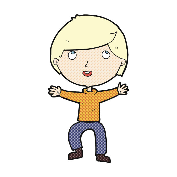 漫画卡通快乐男孩图片下载