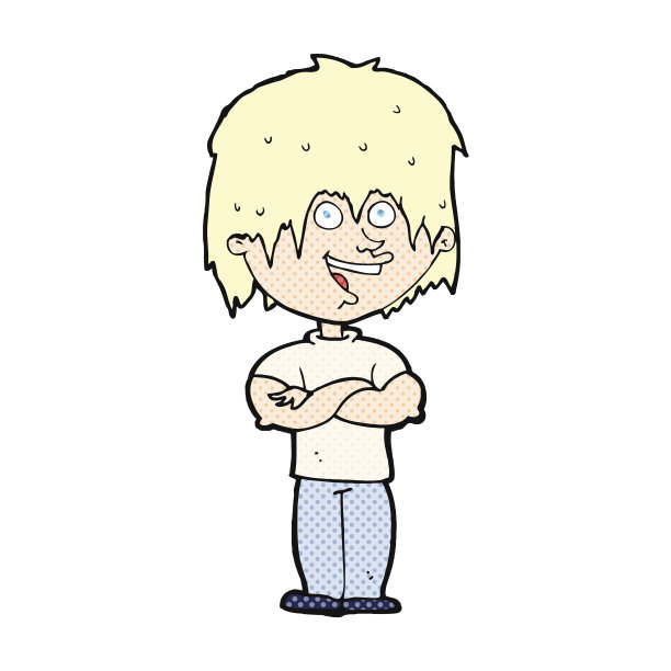 漫画卡通快乐的人图片下载