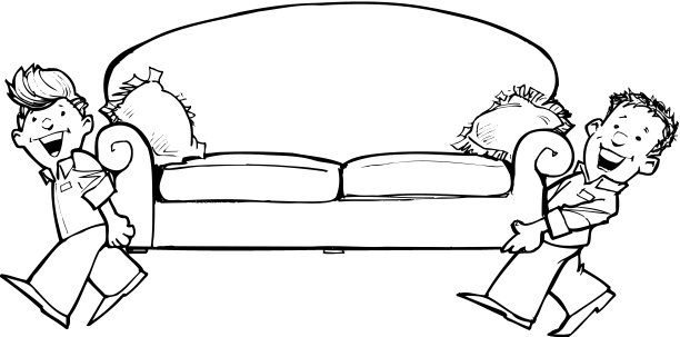 男人带着沙发图片下载