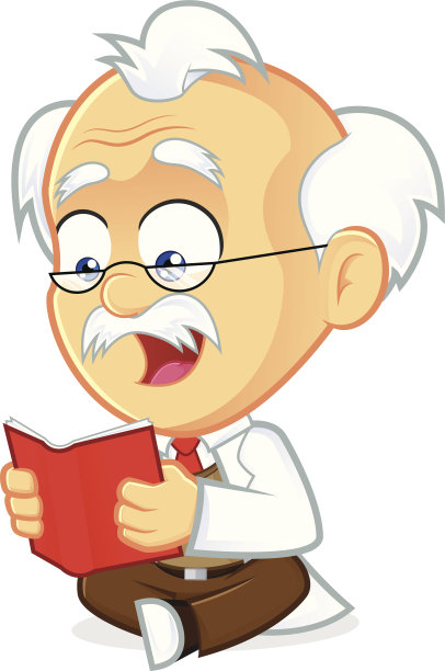 读书的教授图片下载