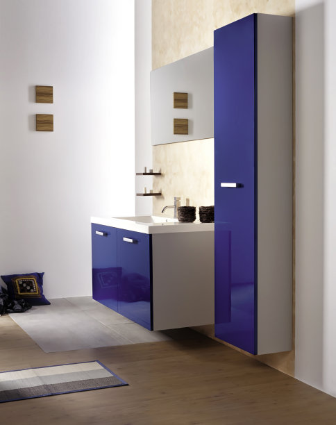 一幅现代浴室的画图片下载