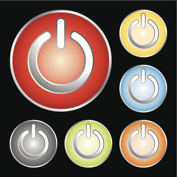 电源按钮图标图片下载