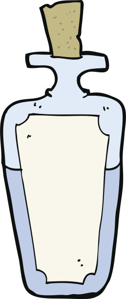 卡通药水的瓶子图片下载