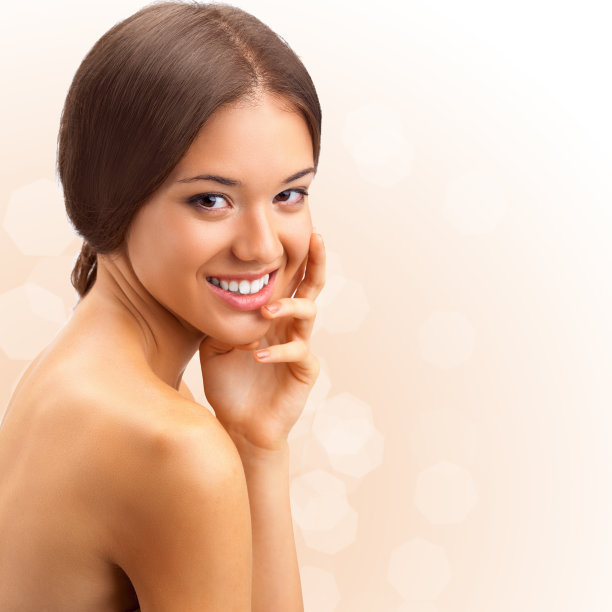 美丽的女人面部肖像图片下载