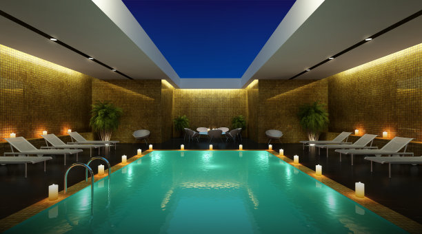 露天游泳池图片下载