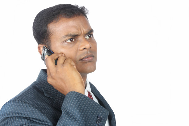 商人使用移动电话图片下载