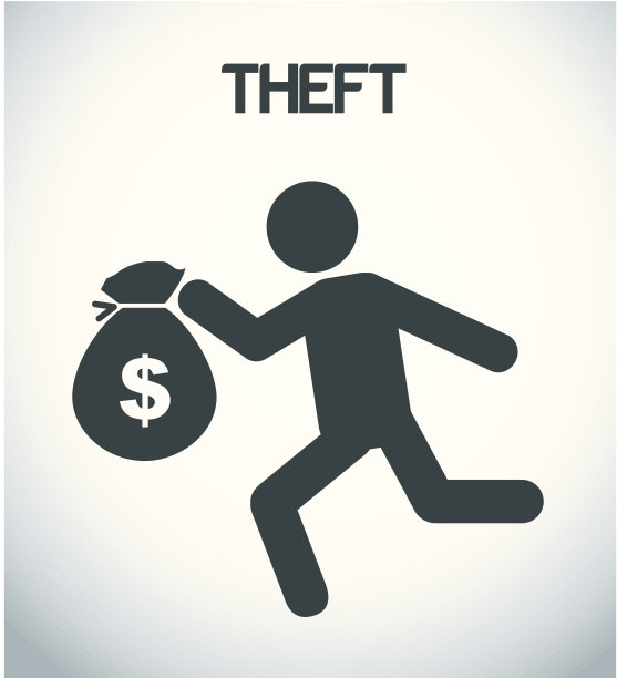 盗窃设计-矢量插图图片下载
