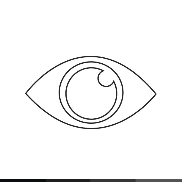 眼睛图标插画设计图片下载